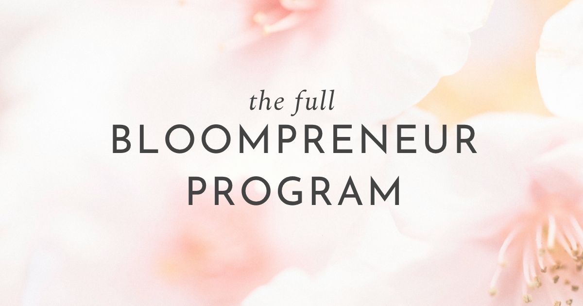 The full Bloompreneur Program